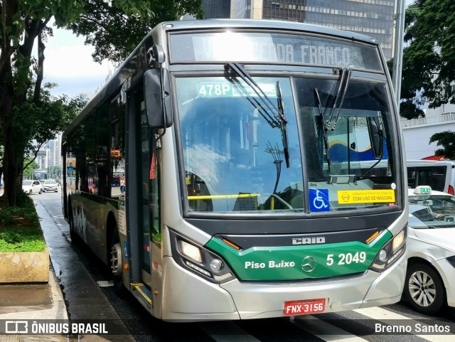 Via Sudeste Transportes S.A. 5 2049 na cidade de São Paulo, São Paulo, Brasil, por Brenno Santos. Número da foto: #13250189.