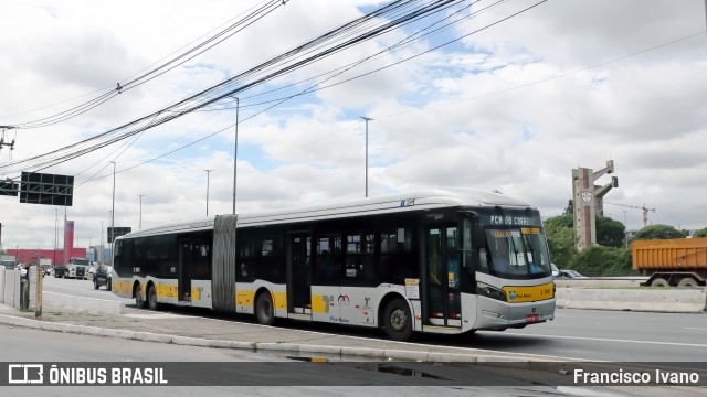 Viação Metrópole Paulista - Zona Leste 3 1141 na cidade de São Paulo, São Paulo, Brasil, por Francisco Ivano. Número da foto: #13251448.