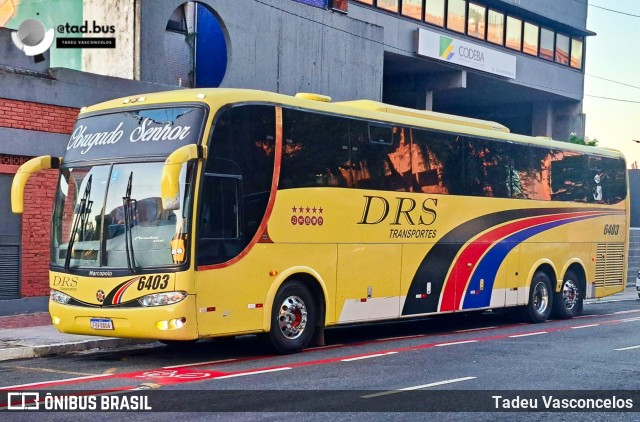 DRS Transportes 6403 na cidade de Salvador, Bahia, Brasil, por Tadeu Vasconcelos. Número da foto: #13250596.