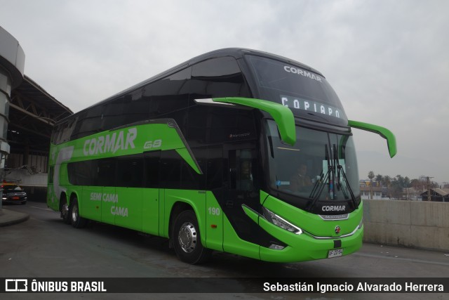 Cormar Bus 190 na cidade de Estación Central, Santiago, Metropolitana de Santiago, Chile, por Sebastián Ignacio Alvarado Herrera. Número da foto: #13251973.