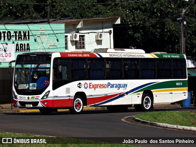Expreso Paraguay S.A. 1803 na cidade de Foz do Iguaçu, Paraná, Brasil, por João Paulo  dos Santos Pinheiro. Número da foto: #13251700.