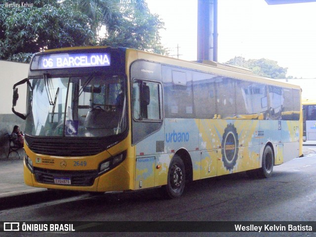 City Transporte Urbano Intermodal Sorocaba 2649 na cidade de Sorocaba, São Paulo, Brasil, por Weslley Kelvin Batista. Número da foto: #13251020.