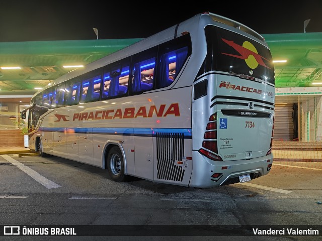 Viação Piracicabana 7134 na cidade de Mogi Mirim, São Paulo, Brasil, por Vanderci Valentim. Número da foto: #13252855.