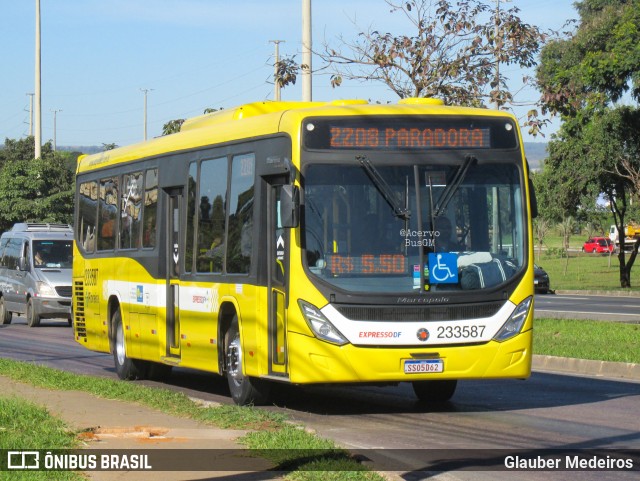 Viação Pioneira 233587 na cidade de Brasília, Distrito Federal, Brasil, por Glauber Medeiros. Número da foto: #13252686.