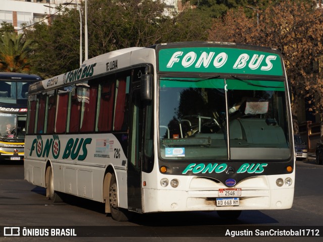 Fono Bus 726 na cidade de Córdoba, Capital, Córdoba, Argentina, por Agustin SanCristobal1712. Número da foto: #13251614.