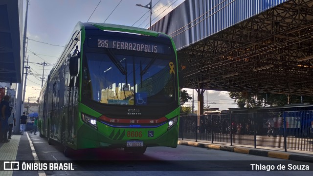 Next Mobilidade - ABC Sistema de Transporte 8606 na cidade de Santo André, São Paulo, Brasil, por Thiago de Souza. Número da foto: #13251370.