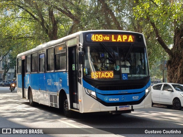 Viação Nossa Senhora das Graças A71589 na cidade de Rio de Janeiro, Rio de Janeiro, Brasil, por Gustavo Coutinho. Número da foto: #13250680.