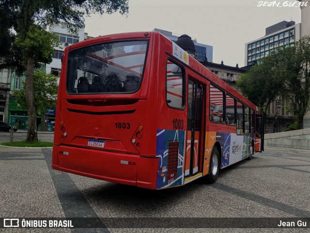 City Transporte Urbano Intermodal - Guarujá 1003 na cidade de Santos, São Paulo, Brasil, por Jean Gu. Número da foto: #13251450.