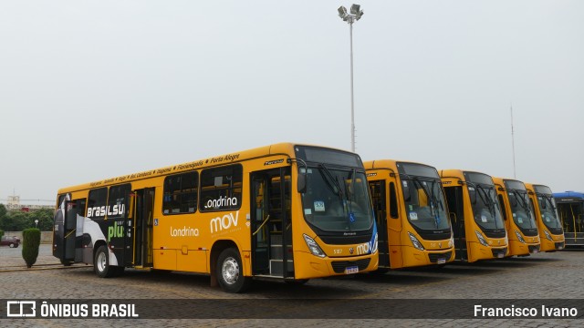Londrisul Transportes Coletivos 5127 na cidade de Londrina, Paraná, Brasil, por Francisco Ivano. Número da foto: #13252610.