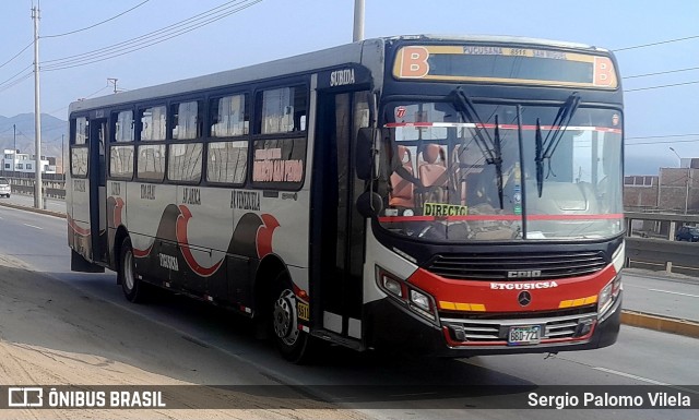 ETGUSICSA - Emp. de Transportes y Servicios Guadulfo Silva Carbajal S.A.  na cidade de Punta Hermosa, Lima, Lima Metropolitana, Peru, por Sergio Palomo Vilela. Número da foto: #13250951.