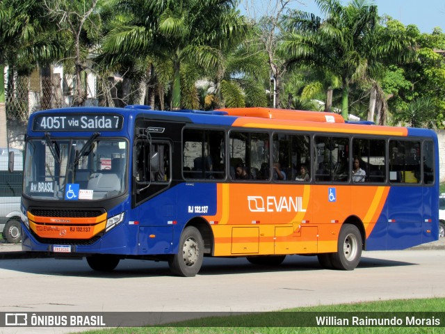 Evanil Transportes e Turismo RJ 132.137 na cidade de Rio de Janeiro, Rio de Janeiro, Brasil, por Willian Raimundo Morais. Número da foto: #13251475.