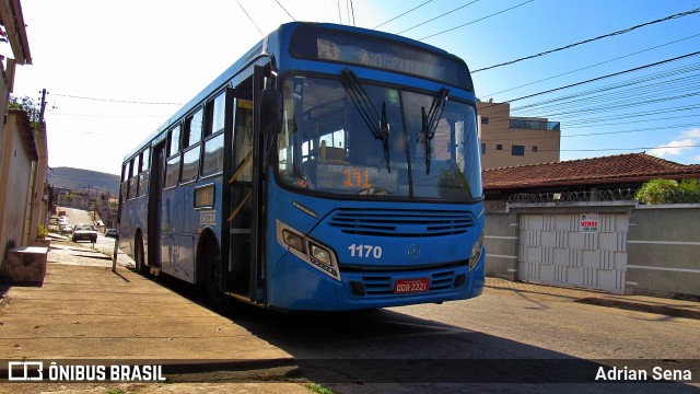 Enscon Viação 1170 na cidade de João Monlevade, Minas Gerais, Brasil, por Adrian Sena. Número da foto: #13250634.