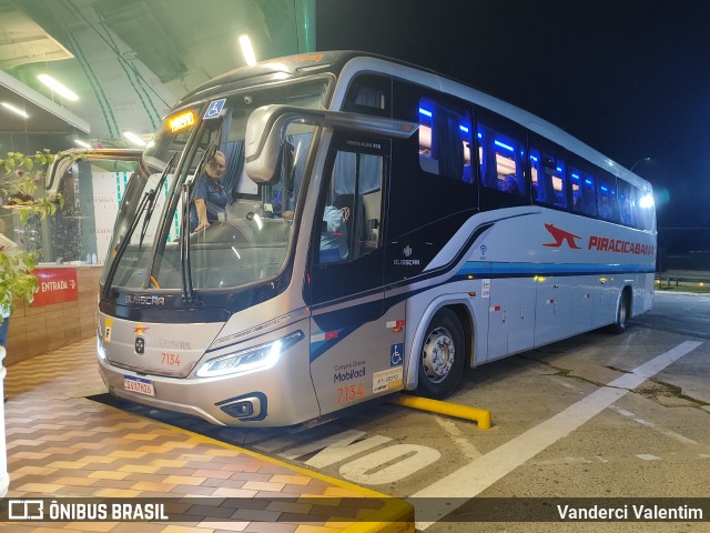 Viação Piracicabana 7134 na cidade de Mogi Mirim, São Paulo, Brasil, por Vanderci Valentim. Número da foto: #13252858.