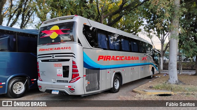 Viação Piracicabana 13033 na cidade de São Paulo, São Paulo, Brasil, por Fábio Santos. Número da foto: #13251930.