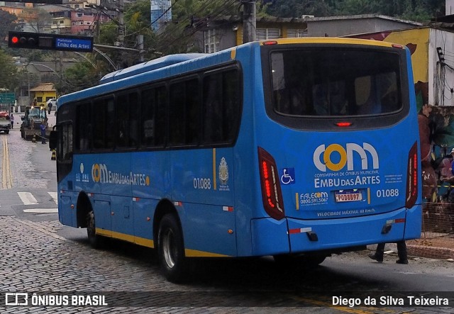JTP Transportes - COM Embu das Artes 01.088 na cidade de Embu das Artes, São Paulo, Brasil, por Diego da Silva Teixeira. Número da foto: #13251261.