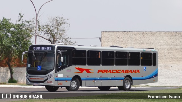 Viação Piracicabana 2402 na cidade de Ourinhos, São Paulo, Brasil, por Francisco Ivano. Número da foto: #13252513.
