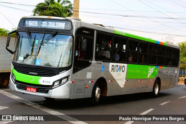 Transcorp 2416 na cidade de Ribeirão Preto, São Paulo, Brasil, por Paulo Henrique Pereira Borges. Número da foto: #13252249.