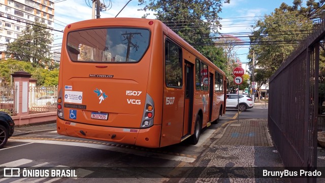 VCG - Viação Campos Gerais 1507 na cidade de Ponta Grossa, Paraná, Brasil, por BrunyBus Prado. Número da foto: #13252942.