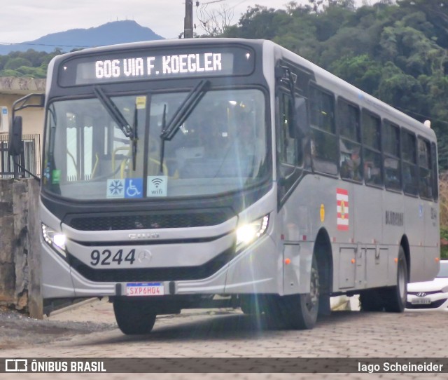 BluMob - Concessionária de Transporte Urbano de Blumenau 9244 na cidade de Blumenau, Santa Catarina, Brasil, por Iago Scheineider. Número da foto: #13250637.