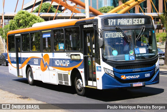 Viação Novacap C51618 na cidade de Rio de Janeiro, Rio de Janeiro, Brasil, por Paulo Henrique Pereira Borges. Número da foto: #13252180.