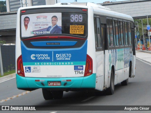 Transportes Campo Grande D53570 na cidade de Rio de Janeiro, Rio de Janeiro, Brasil, por Augusto César. Número da foto: #13251168.