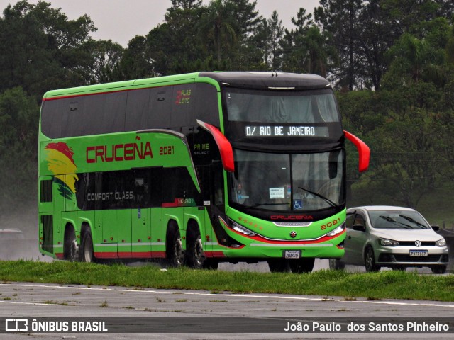 Autobuses Cruceña 2021 na cidade de Jacareí, São Paulo, Brasil, por João Paulo  dos Santos Pinheiro. Número da foto: #13251936.