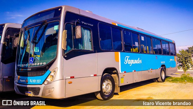 Auto Ônibus Fagundes RJ 101.137 na cidade de Niterói, Rio de Janeiro, Brasil, por Icaro Vicente brandao. Número da foto: #13250300.