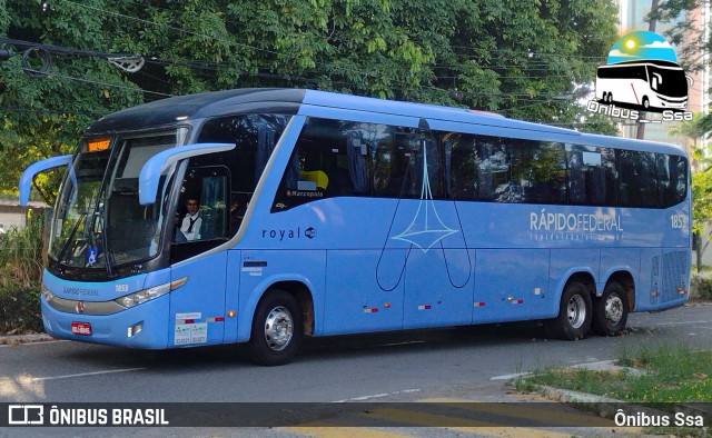 Rápido Federal 1853 na cidade de Salvador, Bahia, Brasil, por Ônibus Ssa. Número da foto: #13250405.