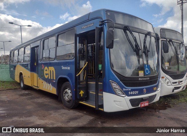 Viação Sinoscap 14031 na cidade de São Leopoldo, Rio Grande do Sul, Brasil, por Júnior Harras. Número da foto: #13250401.