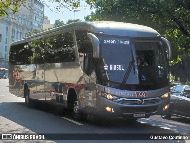Auto Viação 1001 RJ 108.433 na cidade de Rio de Janeiro, Rio de Janeiro, Brasil, por Gustavo Coutinho. Número da foto: #13250668.