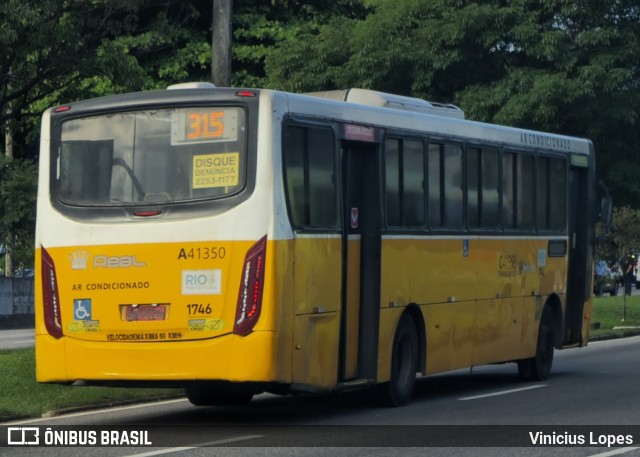Real Auto Ônibus C41350 na cidade de Rio de Janeiro, Rio de Janeiro, Brasil, por Vinicius Lopes. Número da foto: #13251033.