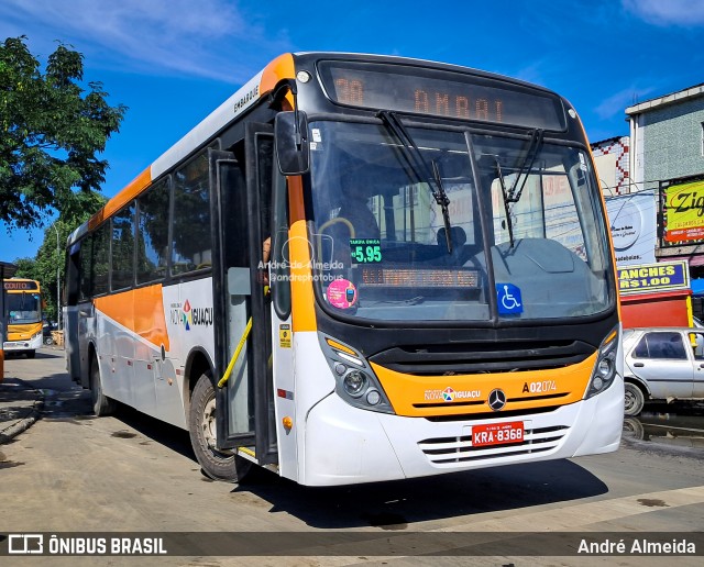 Viação Mirante A02074 na cidade de Nova Iguaçu, Rio de Janeiro, Brasil, por André Almeida. Número da foto: #13251551.