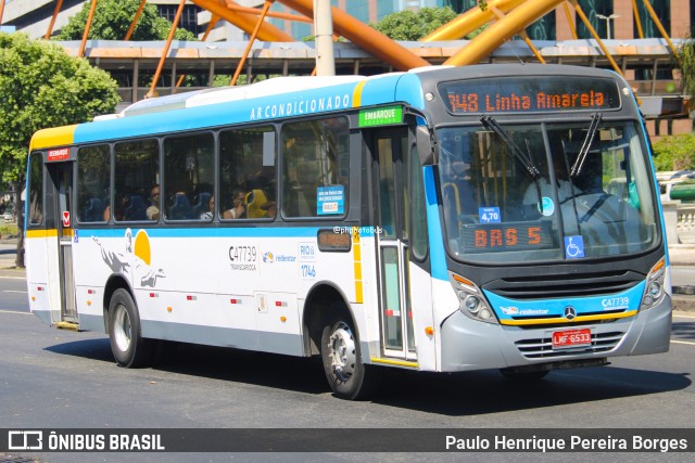 Viação Redentor C47739 na cidade de Rio de Janeiro, Rio de Janeiro, Brasil, por Paulo Henrique Pereira Borges. Número da foto: #13252207.