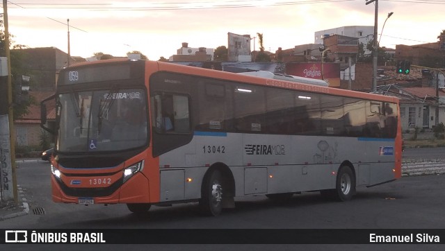 Auto Ônibus São João 13042 na cidade de Feira de Santana, Bahia, Brasil, por Emanuel Silva. Número da foto: #13250531.