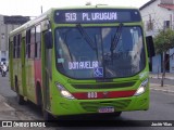 Viação Santana 02803 na cidade de Teresina, Piauí, Brasil, por Juciêr Ylias. Número da foto: #:id.