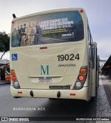 Araucária Transportes Coletivos 19024 na cidade de Curitiba, Paraná, Brasil, por BUSOLOGIA ACS Caetano. Número da foto: #13250032.