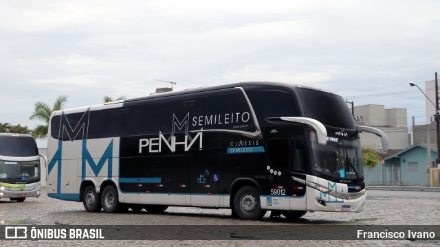Empresa de Ônibus Nossa Senhora da Penha 59012 na cidade de Balneário Camboriú, Santa Catarina, Brasil, por Francisco Ivano. Número da foto: #13256118.