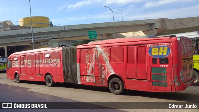 SM Transportes 50141 na cidade de Belo Horizonte, Minas Gerais, Brasil, por Edmar Junio. Número da foto: #13255579.