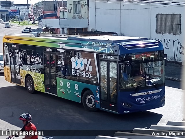VRS - Viação Roberto Santana 0012 na cidade de Aracaju, Sergipe, Brasil, por Weslley Miguel. Número da foto: #13253268.