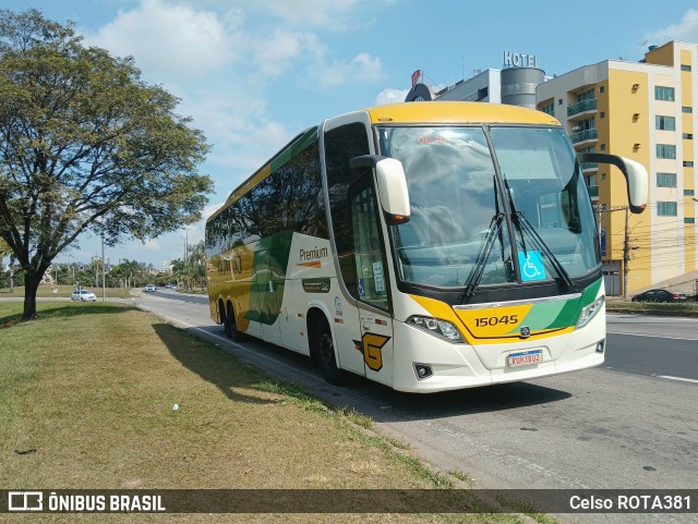 Empresa Gontijo de Transportes 15045 na cidade de Ipatinga, Minas Gerais, Brasil, por Celso ROTA381. Número da foto: #13254724.