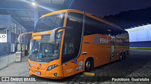 Empresa de Ônibus Nossa Senhora da Penha 7001 na cidade de Guaratuba, Paraná, Brasil, por Paulobuss  Guaratuba. Número da foto: #13256210.