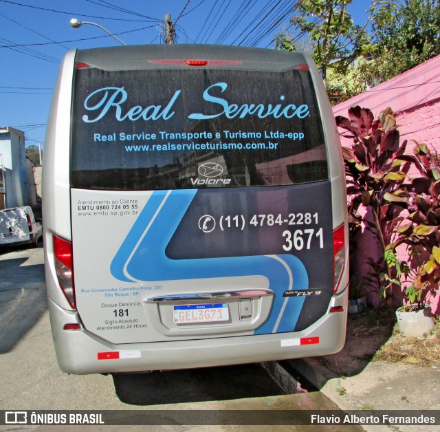 Real Service Turismo 3671 na cidade de Mairinque, São Paulo, Brasil, por Flavio Alberto Fernandes. Número da foto: #13255067.