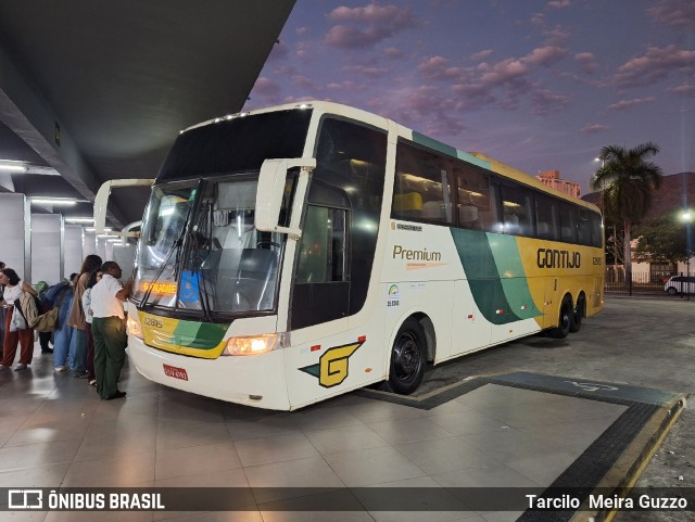 Empresa Gontijo de Transportes 12815 na cidade de Governador Valadares, Minas Gerais, Brasil, por Tarcilo  Meira Guzzo. Número da foto: #13255587.