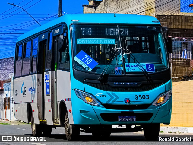 VRS - Viação Roberto Santana 3503 na cidade de Aracaju, Sergipe, Brasil, por Ronald Gabriel. Número da foto: #13253479.