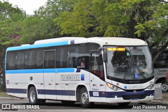 Viação Piracicabana 3154 na cidade de Mogi das Cruzes, São Paulo, Brasil, por Jean Passos Silva. Número da foto: #13255344.