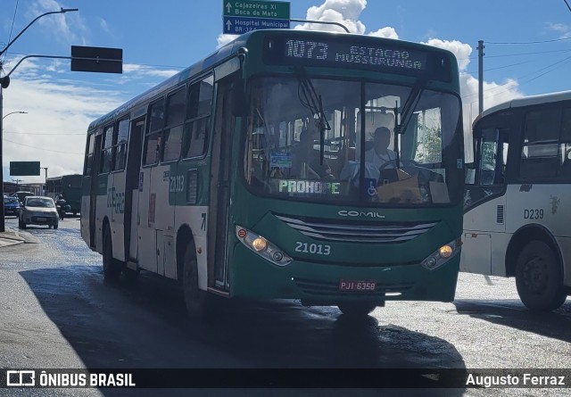 OT Trans - Ótima Salvador Transportes 21013 na cidade de Salvador, Bahia, Brasil, por Augusto Ferraz. Número da foto: #13254063.