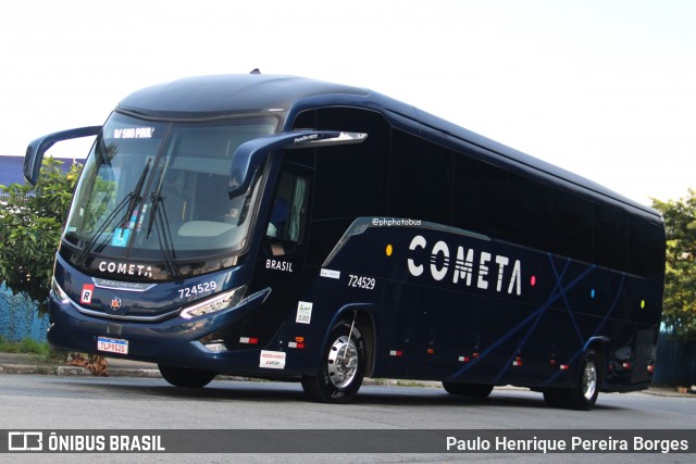 Viação Cometa 724529 na cidade de São Paulo, São Paulo, Brasil, por Paulo Henrique Pereira Borges. Número da foto: #13255732.