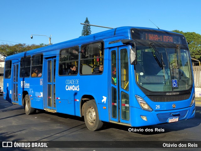 SOGAL - Sociedade de Ônibus Gaúcha Ltda. 26 na cidade de Canoas, Rio Grande do Sul, Brasil, por Otávio dos Reis . Número da foto: #13254357.