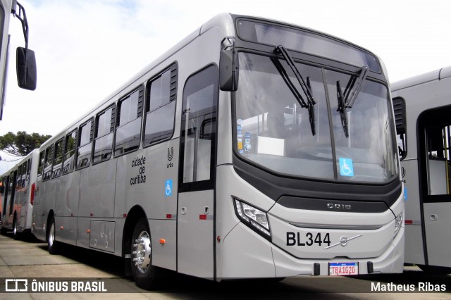 Transporte Coletivo Glória BL344 na cidade de Curitiba, Paraná, Brasil, por Matheus Ribas. Número da foto: #13254948.