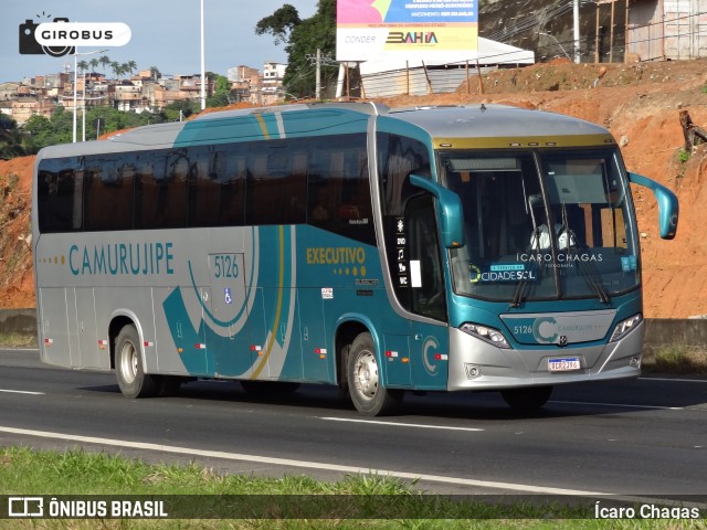 Auto Viação Camurujipe 5126 na cidade de Salvador, Bahia, Brasil, por Ícaro Chagas. Número da foto: #13255065.